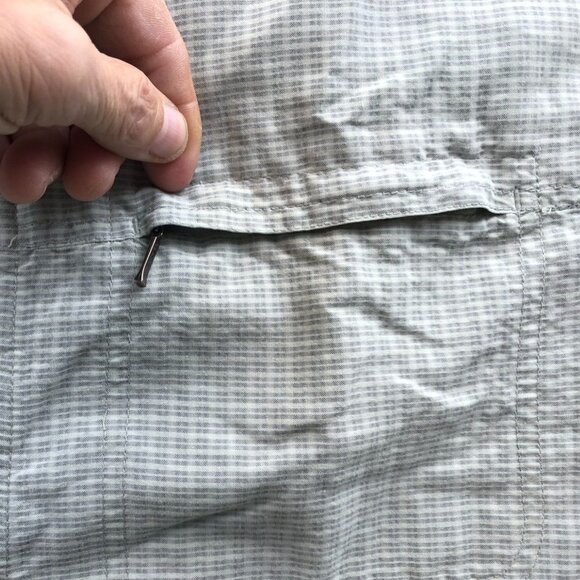 RedHead Men's Fishing Shirt Large Short Sleeve Caped and Vented Plaid Button Up - Picture 6 of 13